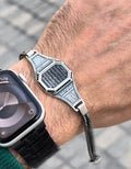 Adjustable Silver Tone Bracelet - D5